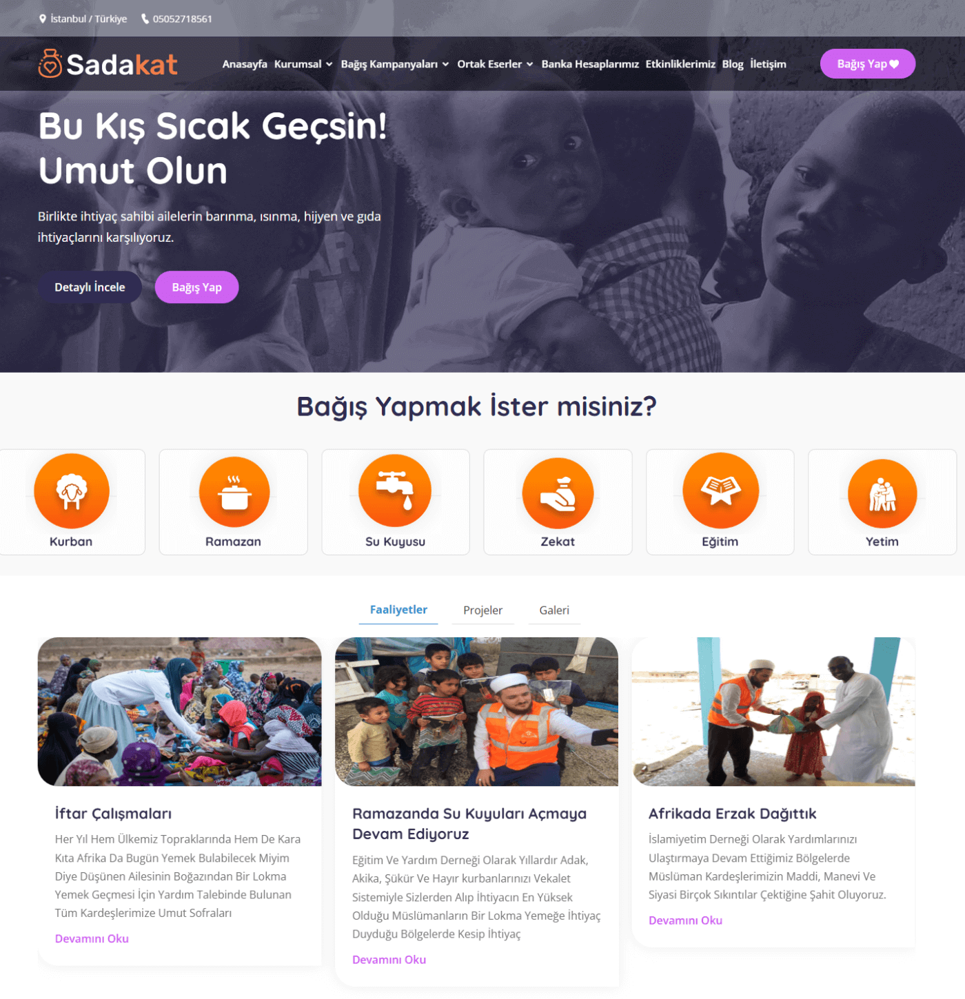 Dernek ve Bağış Yazılımı