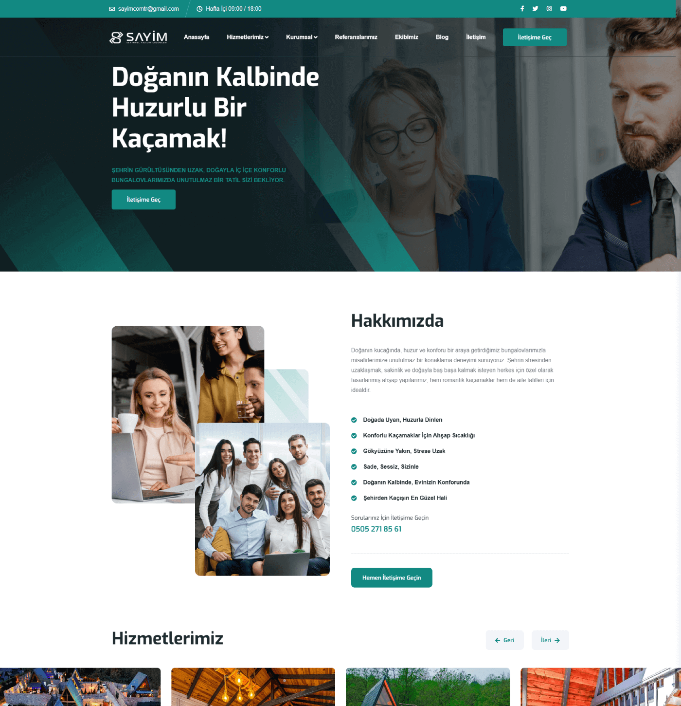 Tatil Temalı Kurumsal Yazılım