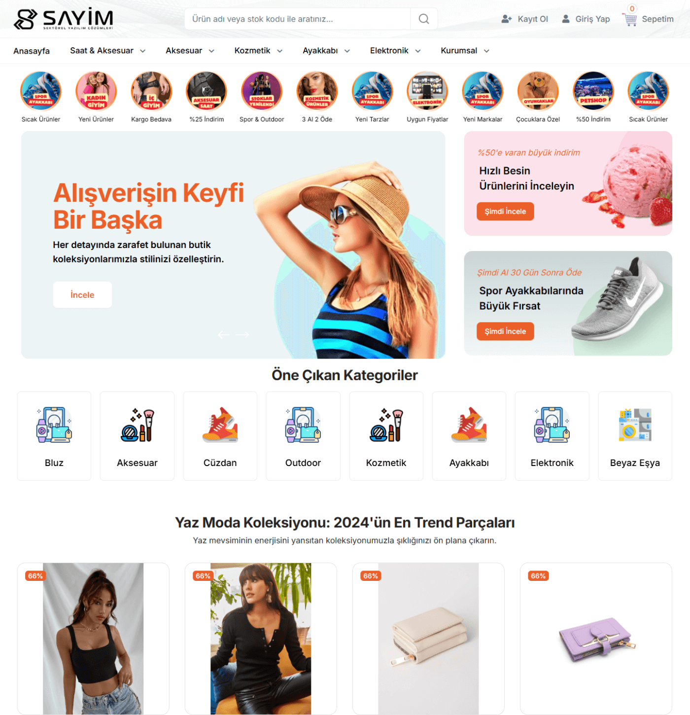 E-Ticaret Yazılım Paketi