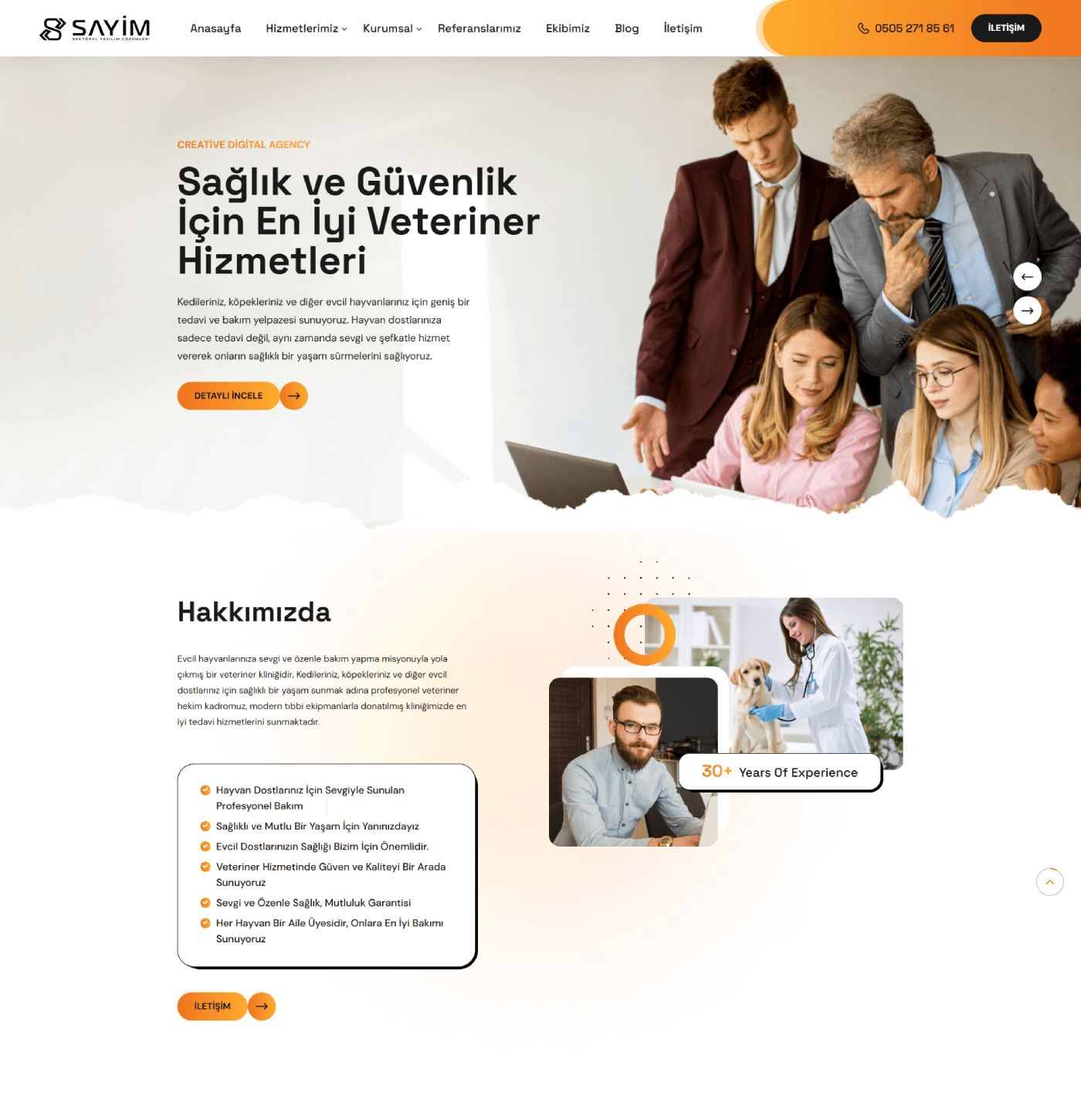 Veteriner Temalı Kurumsal Yazılım